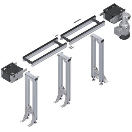 Foundation bracket 160x90x42x4