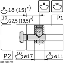 Quick connector n10 0°