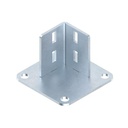 Base plate 45x45, steel (pied)