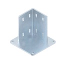 Base plate 45x90, steel (pied)