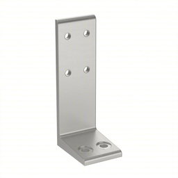 [PF-09923] Floor Mount: 45 Series, Aluminum, 45 mm x 140 mm, Double